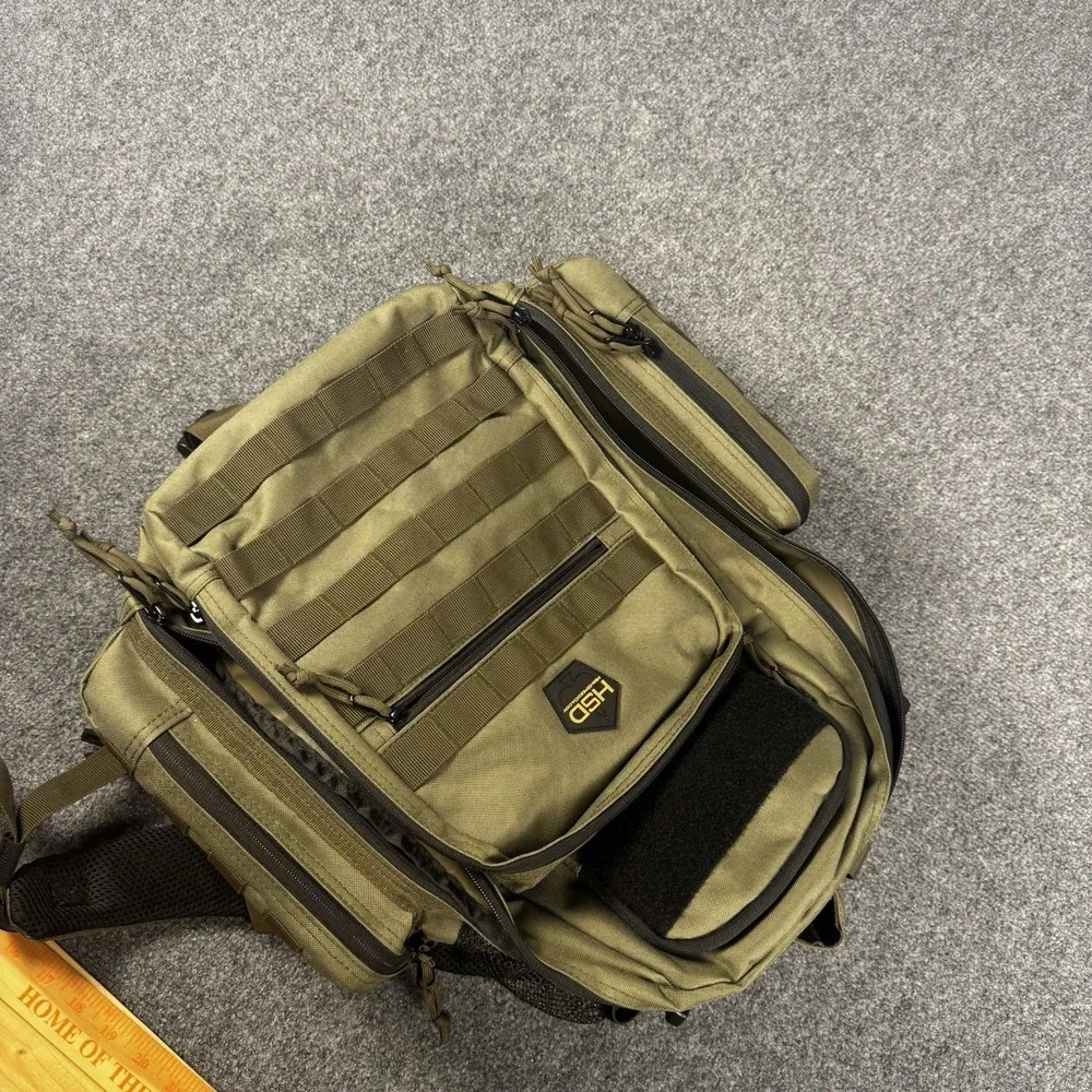 High Speed Daddy Backpack Diaper Bag Tactical Dad Camo Green